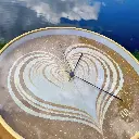 Coffee Time Clock - Heart