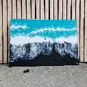 Černá pláž (cyan)