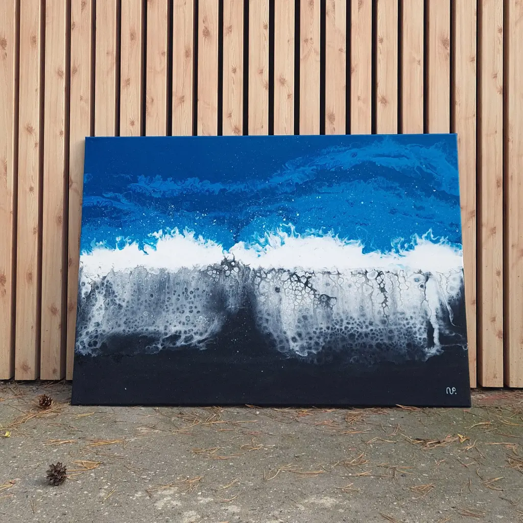 Černá pláž (modrá)