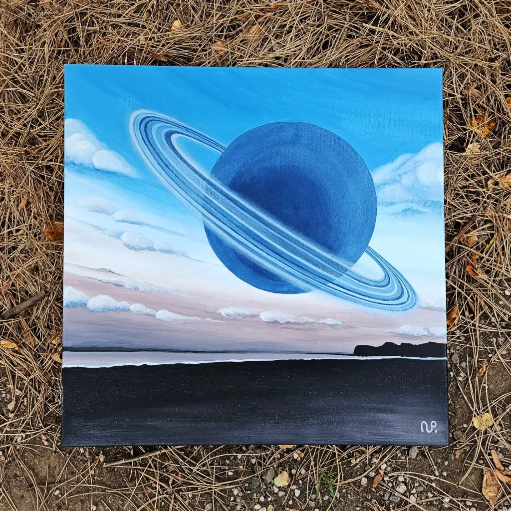 Kdyby Saturn byl naším měsícem