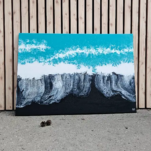 Černá pláž (cyan)